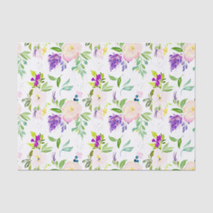 Dainty Watercolor Blume   Peonies und Wisterias Seidenpapier