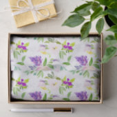 Dainty Watercolor Peonings and Wisterias Pattern Seidenpapier (Geschenk)