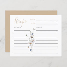 Dainty Wildblume Soft Tan Rezept Card