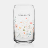 Dainty Wildflower Personalized Dosenglas (Vorderseite)