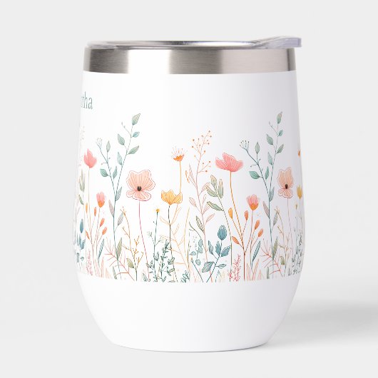 Dainty Wildflower Personalized Name (Links)
