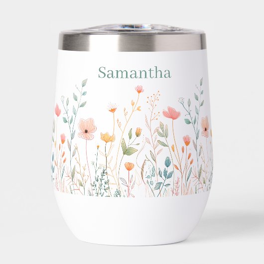 Dainty Wildflower Personalized Name (Vorderseite)