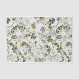 Dainty Woodland Yellow Wildblume Oxalis Floral  Seidenpapier