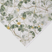 Dainty Woodland Yellow Wildblume Oxalis Floral  Seidenpapier (Ausschnitt)