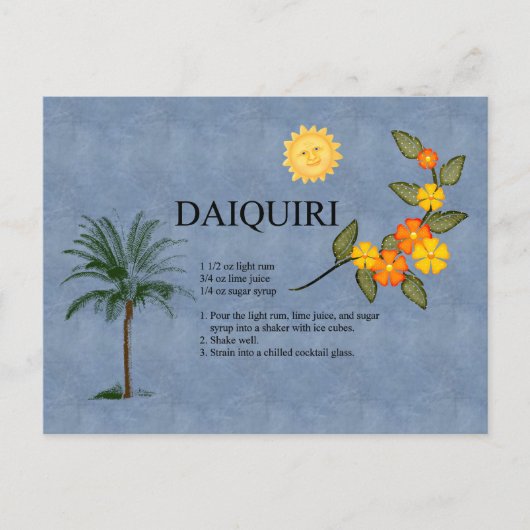 Daiquiri Postkarte (Vorderseite)
