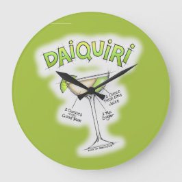 DAIQUIRI RECIPE COCKTAIL ART GROßE WANDUHR