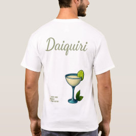 Daiquiri T-Shirt – Classic Rum Cocktail