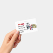 Dairy Allergy Badge - Customize Emergency Info Ausweis (Handheld)