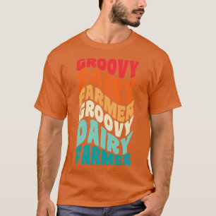 Dairy Bauer Vintag Retro 60er 70er 80er Vibes T-Shirt