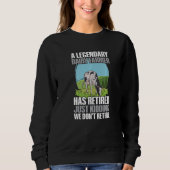 Dairy Cow Farming for a Dairy Farmer Sweatshirt (Vorderseite)
