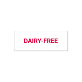 Dairy-free Allergy Friendly Permastempel