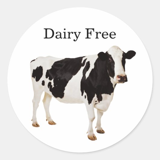 Dairy Free Stickers (Vorderseite)