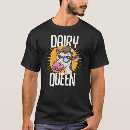 Dairy Queen Cow Farmer T-Shirt (Vorderseite)