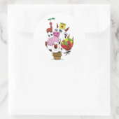 Dairy Queen Runder Aufkleber (Tasche)