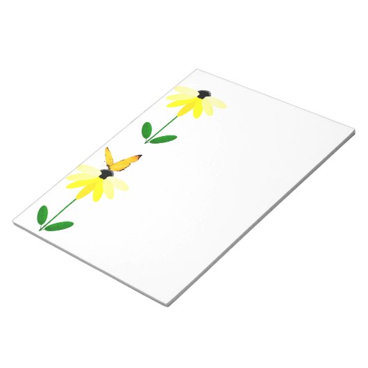 Daisies 11" x 8,5" Notepad - 40 Seiten Notizblock (angewinkelt)