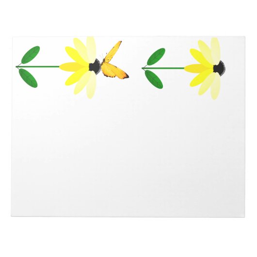 Daisies 11" x 8,5" Notepad - 40 Seiten Notizblock (Vorderseite)