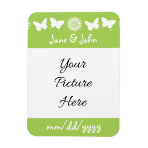 Daisies and Butterflies in Peridot Erinnerung Magn Magnet