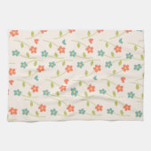 Daisies and Hearts Geschirrtuch (Horizontal)