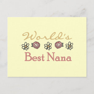Daisies and Rose Weltbeste Nana Tshirts Postkarte