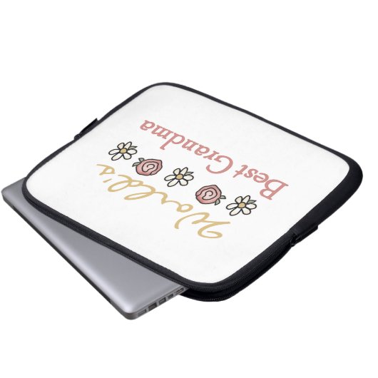 Daisies and Rose Weltbeste Oma-Geschenke Laptopschutzhülle (Vorne Knopf)