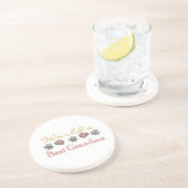 Daisies and Rose Weltbeste Oma-Geschenke Sandstein Untersetzer (Seite)