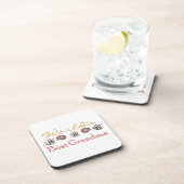 Daisies and Rose Weltbeste Oma-Geschenke Untersetzer (Rechte Seite)