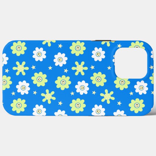 Daisies and Stars Case-Mate iPhone Hülle (Rückseite (Horizontal))