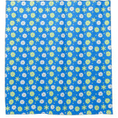 Daisies and Stars Duschvorhang (Vorderseite)