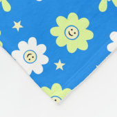 Daisies and Stars Fleecedecke (Ecke)