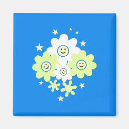 Daisies and Stars Magnet