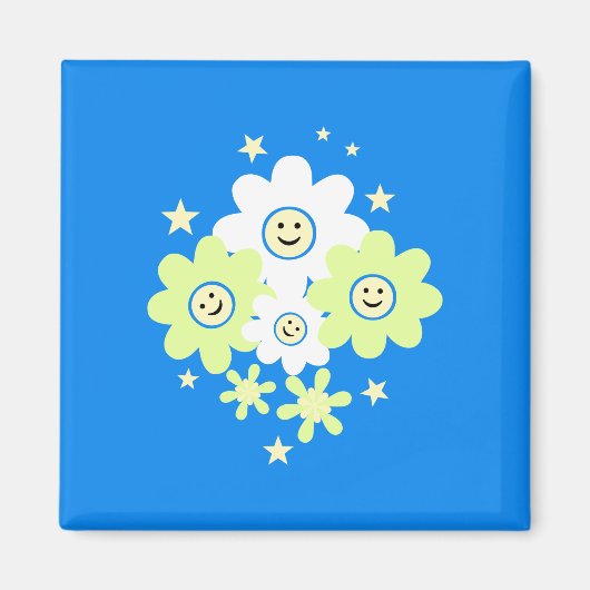 Daisies and Stars Magnet (Vorne)