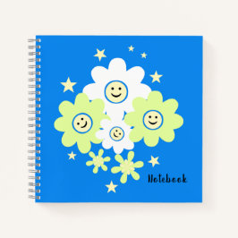 Daisies and Stars Notizblock