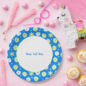 Daisies and Stars Pappteller (Party)