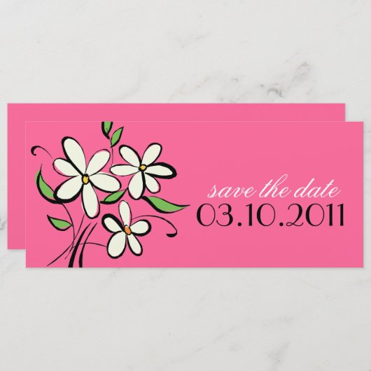 Daisies Ankündigung Datum freihalten (Vorne/Hinten)