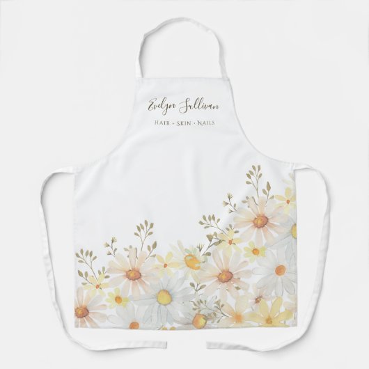 Daisies Beauty berufliche Schürze (Vorderseite)