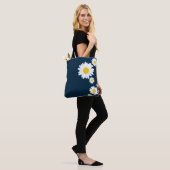 Daisies Blue Two-Tone-Tasse Tasche (Am Model)