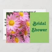 Daisies Blume Bridal Polterabend Einladung (Vorne/Hinten)