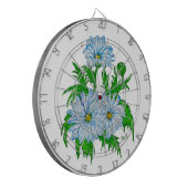 Daisies Blume Dartscheibe (Vorderseite Links)