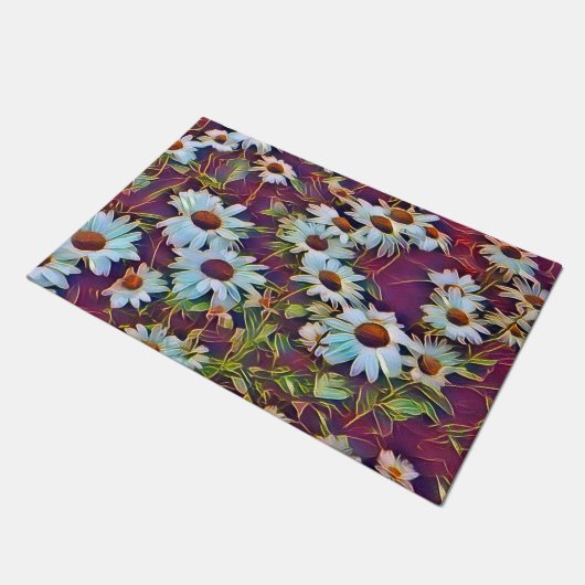 DAISIES BLUME FUßMATTE (Schrägansicht)
