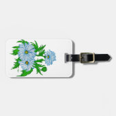 Daisies Blume Gepäckanhänger (Vorderseite horizontal)