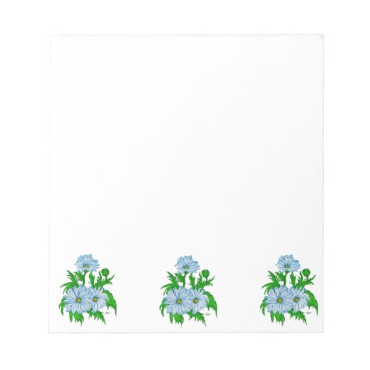 Daisies Blume Notizblock (Vorderseite)