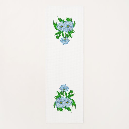 Daisies Blume Yogamatte (Vorderseite)