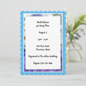 Daisies Brautparty Sommereinladung Einladung (Stehend Vorderseite)