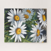 Daisies Bunch Blume Elegante Wasserfarbe Puzzle (Horizontal)
