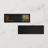 Daisies Business Card Mini Visitenkarte (Vorne/Hinten)