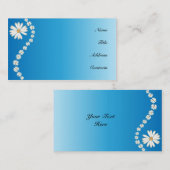 Daisies Business Card Visitenkarte (Vorne/Hinten)