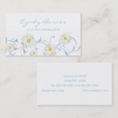Daisies Business Card Visitenkarte (Vorne/Hinten)