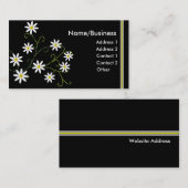 Daisies Business Card Visitenkarte (Vorne/Hinten)