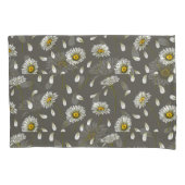 Daisies chic pattern kissenbezug (Vorderseite-Links)