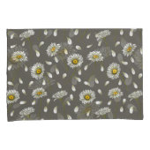 Daisies chic pattern kissenbezug (Vorderseite-Rechts)